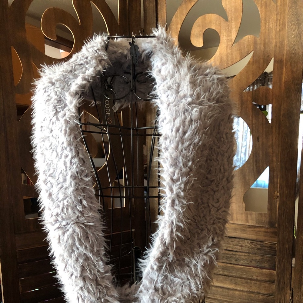 Infinity Scarf Furry Soft And Cozy